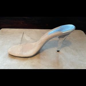 Clear 4” heels